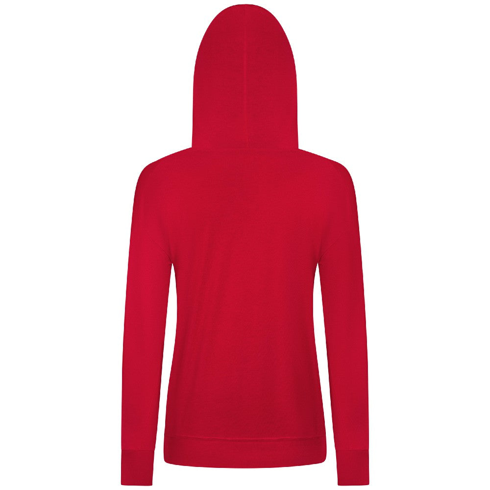 Cincinnati Reds Levelwear Women's Relay Banner Arch Long Sleeve T-Shirt Hoodie - Red