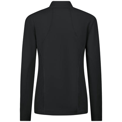New York Mets Levelwear Women's Upright Insignia 2.0 Quarter-Zip Tri-Blend Top - Black