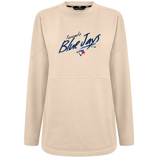 Toronto Blue Jays Levelwear Women's Oversized Beaudry Sizzle Top - Khaki