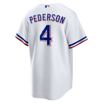 Joc Pederson Texas Rangers  Youth Home Replica Jersey - White | Nike