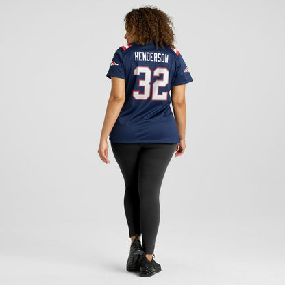 TreVeyon Henderson New England Patriots Women's Game Jersey - Navy | Nike sale