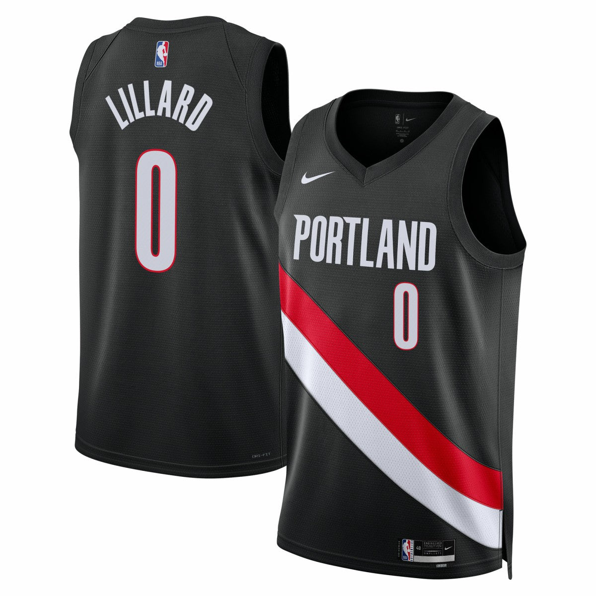 Damian Lillard Portland Trail Blazers Unisex Swingman Jersey - Icon Edition - Black | Nike outlet