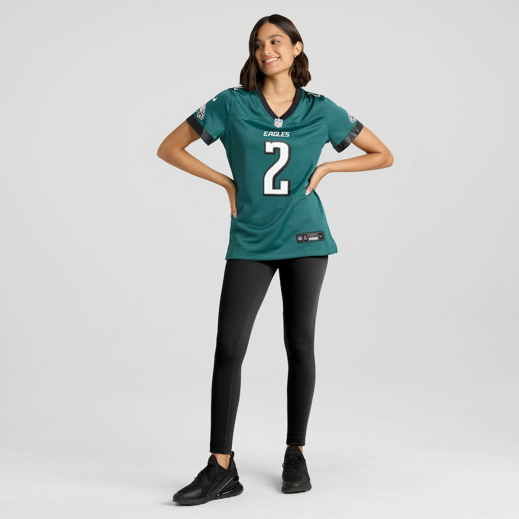 Jahan Dotson Philadelphia Eagles Women's Team Game Jersey - Midnight Green | Nike cheap
