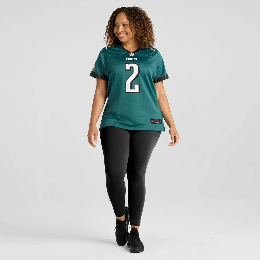 Jahan Dotson Philadelphia Eagles Women's Team Game Jersey - Midnight Green | Nike cheap