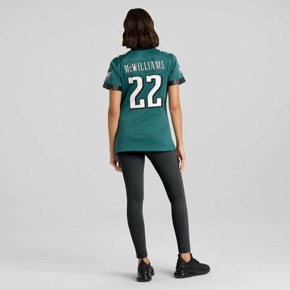 Mac McWilliams Philadelphia Eagles Women's Team Game Jersey - Midnight Green | Nike on sale