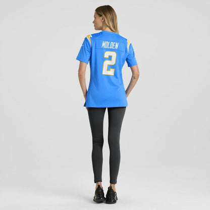 Elijah Molden Los Angeles Chargers Women's Team Game Jersey - Powder Blue | Nike online