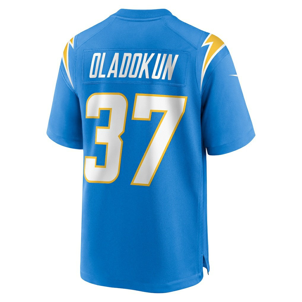 Jordan Oladokun Los Angeles Chargers Team Game Jersey - Powder Blue | Nike for sale