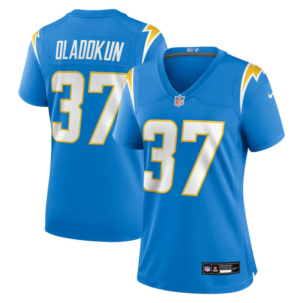 Jordan Oladokun Los Angeles Chargers Women's Team Game Jersey - Powder Blue | Nike cheap