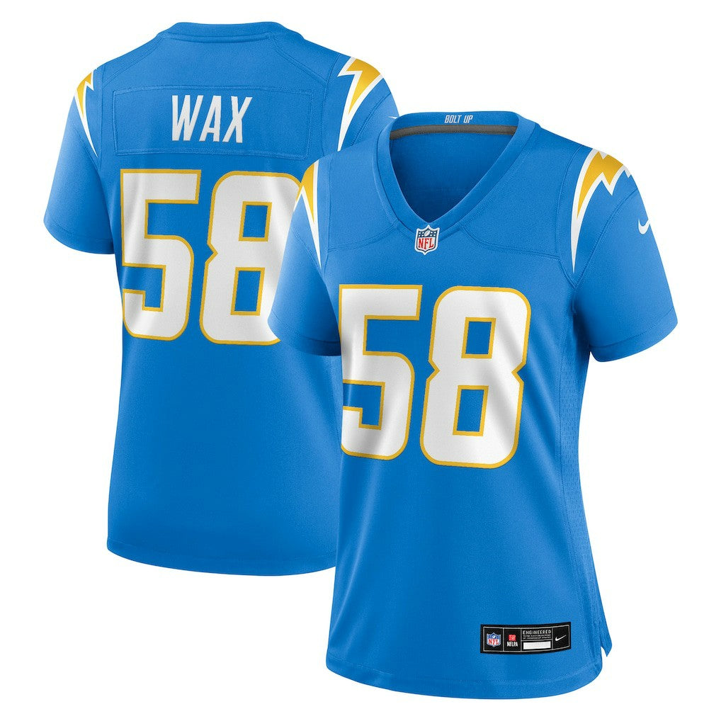 Marlowe Wax Los Angeles Chargers Women's Team Game Jersey - Powder Blue | Nike on sale