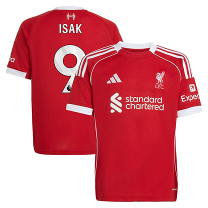 Alexander Isak Liverpool Youth 2025/26 Home Replica Player Jersey - Red | Adidas discount