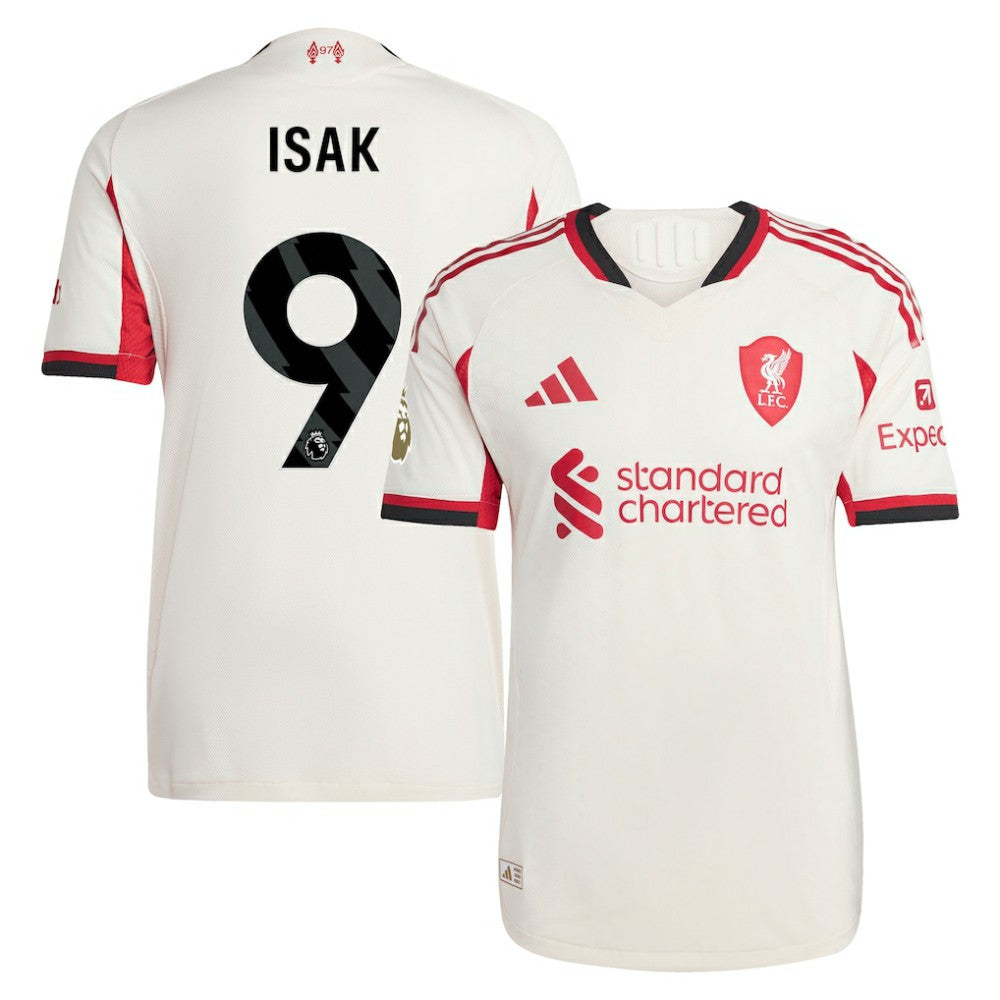 Alexander Isak Liverpool 2025/26 Away Player Jersey - White | Adidas outlet