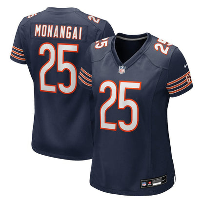 Kyle Monangai Chicago Bears Women's Team Game Jersey - Navy | Nike for sale