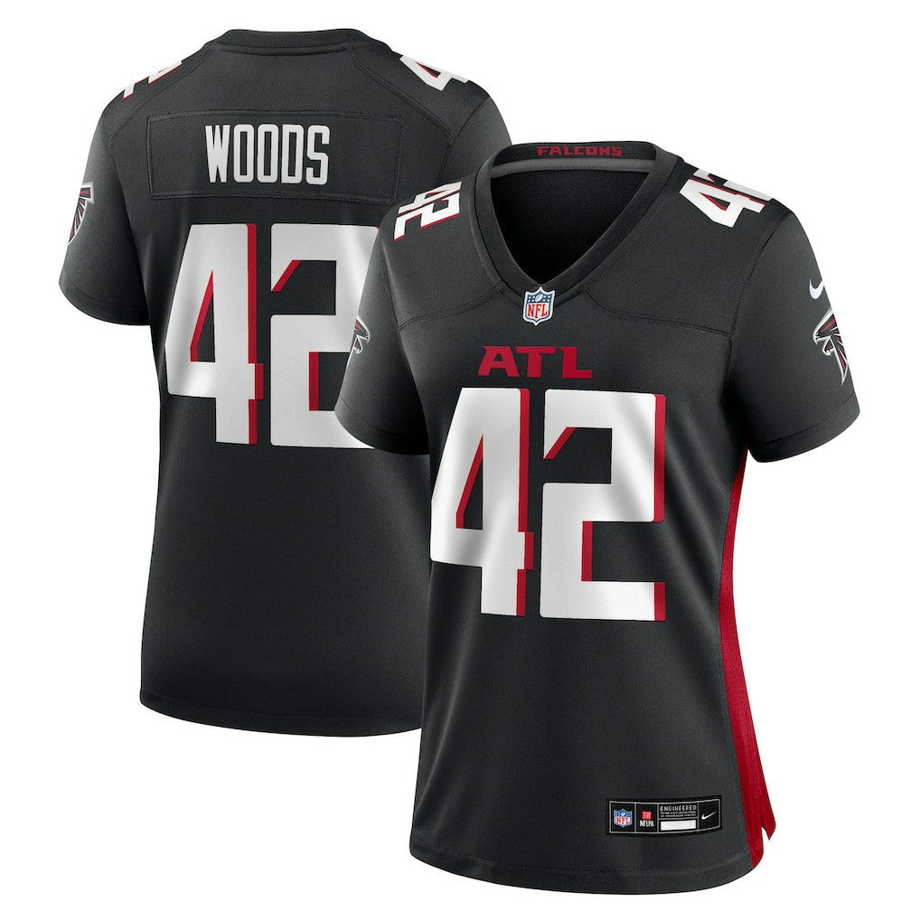 Josh Woods Atlanta Falcons Women's Team Game Jersey - Black | Nike discount