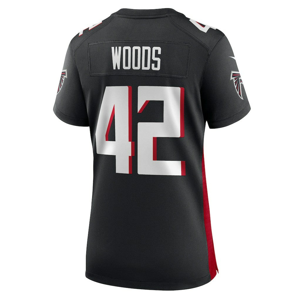 Josh Woods Atlanta Falcons Women's Team Game Jersey - Black | Nike discount