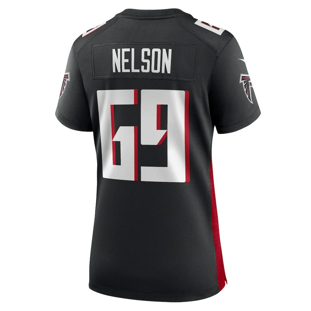 Jack Nelson Atlanta Falcons Women's Team Game Jersey - Black | Nike discount