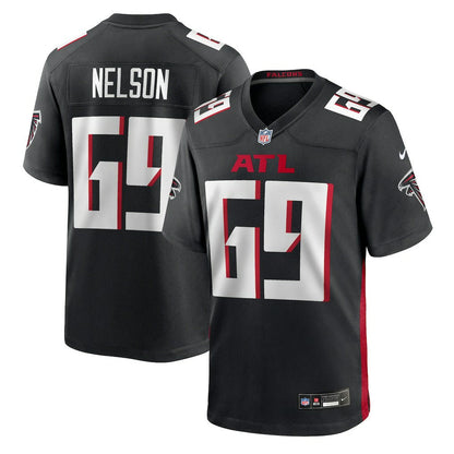 Jack Nelson Atlanta Falcons Team Game Jersey - Black | Nike on sale