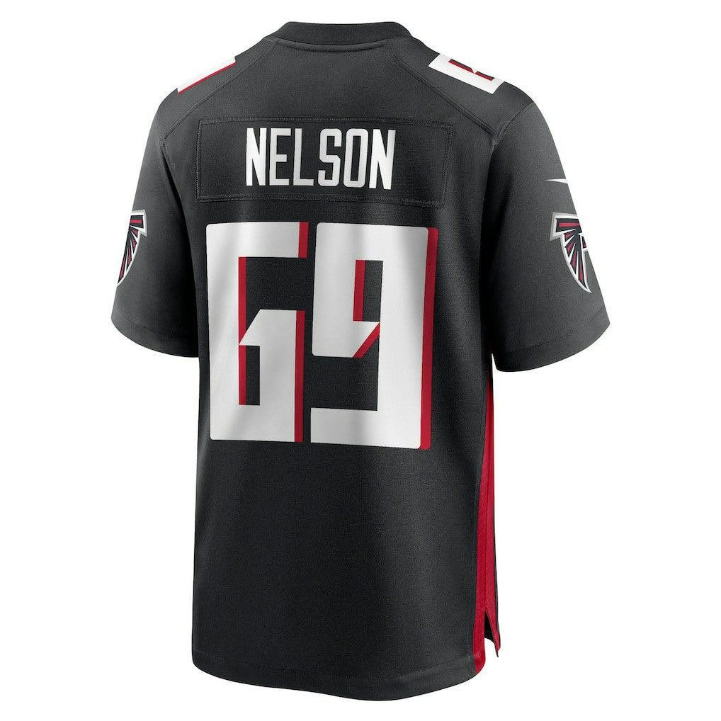 Jack Nelson Atlanta Falcons Team Game Jersey - Black | Nike on sale
