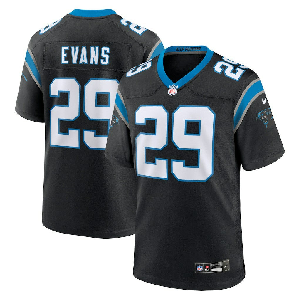 Akayleb Evans Carolina Panthers Team Game Jersey - Black | Nike discount