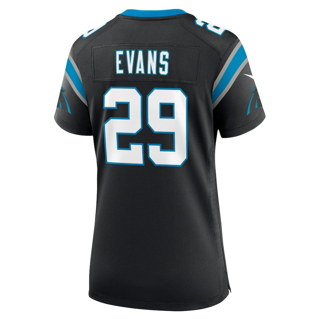 Akayleb Evans Carolina Panthers Women's Team Game Jersey - Black | Nike cheap