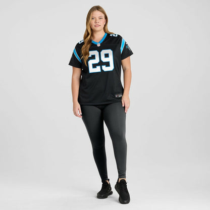 Akayleb Evans Carolina Panthers Women's Team Game Jersey - Black | Nike cheap