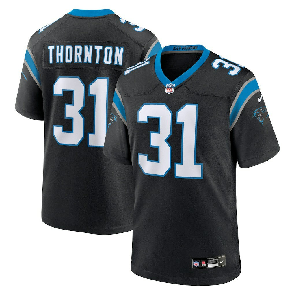 Corey Thornton Carolina Panthers Team Game Jersey - Black | Nike cheap