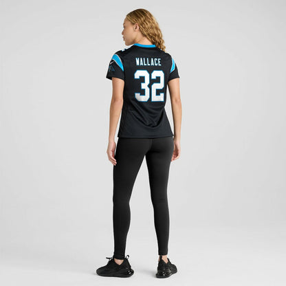 Trevin Wallace Carolina Panthers Women's Team Game Jersey - Black | Nike cheap