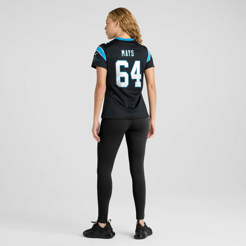 Cade Mays Carolina Panthers Women's Team Game Jersey - Black | Nike outlet