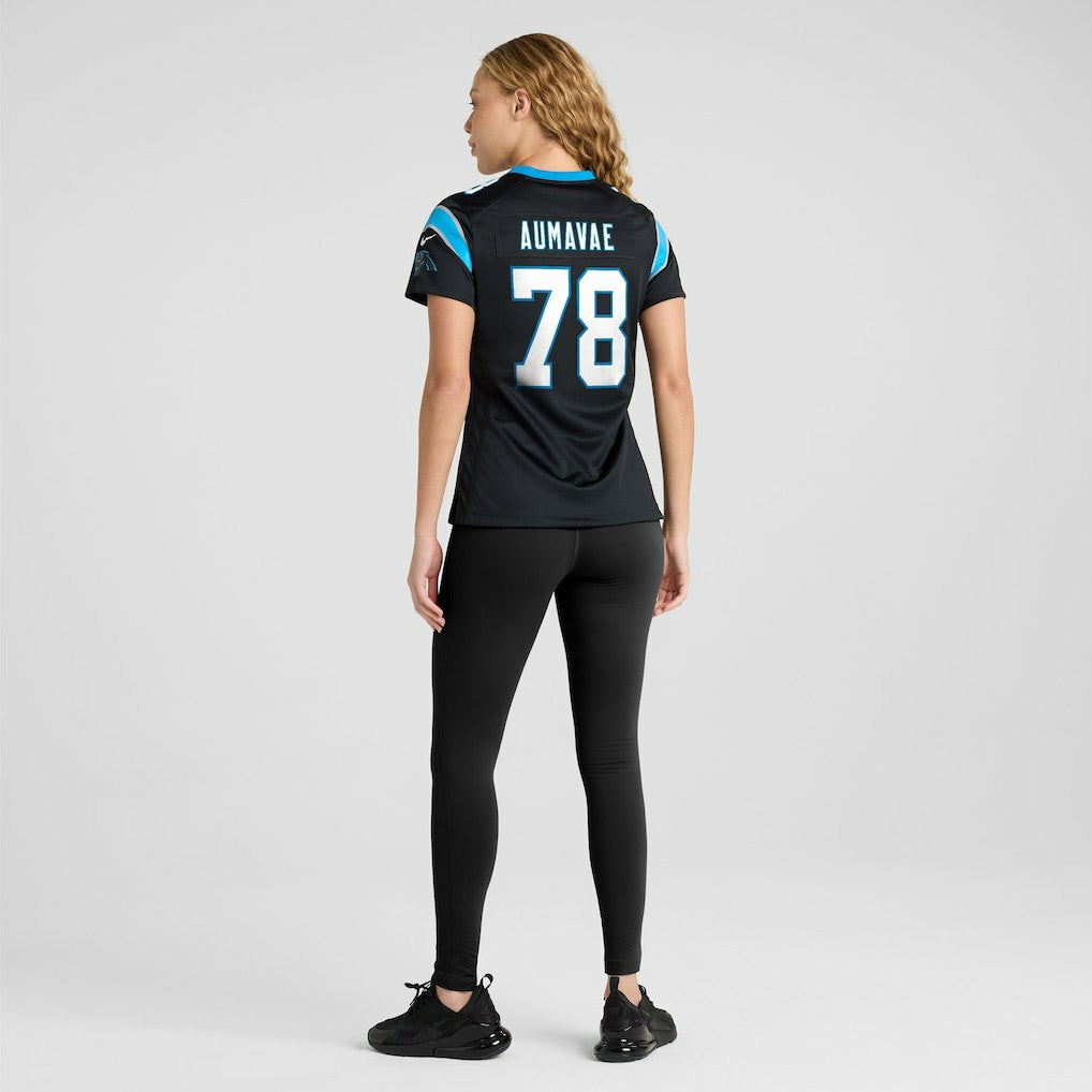 Popo Aumavae Carolina Panthers Women's Team Game Jersey - Black | Nike sale