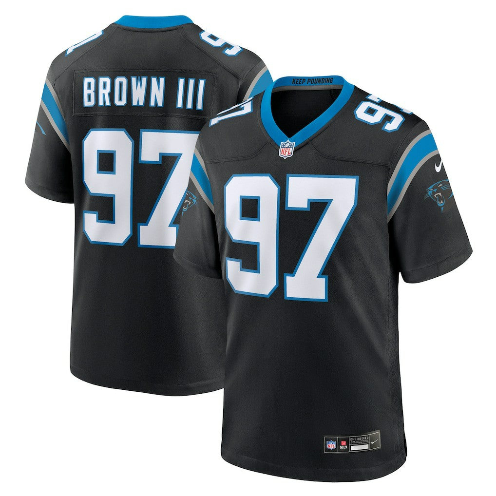 Bobby Brown III Carolina Panthers Team Game Jersey - Black | Nike for sale