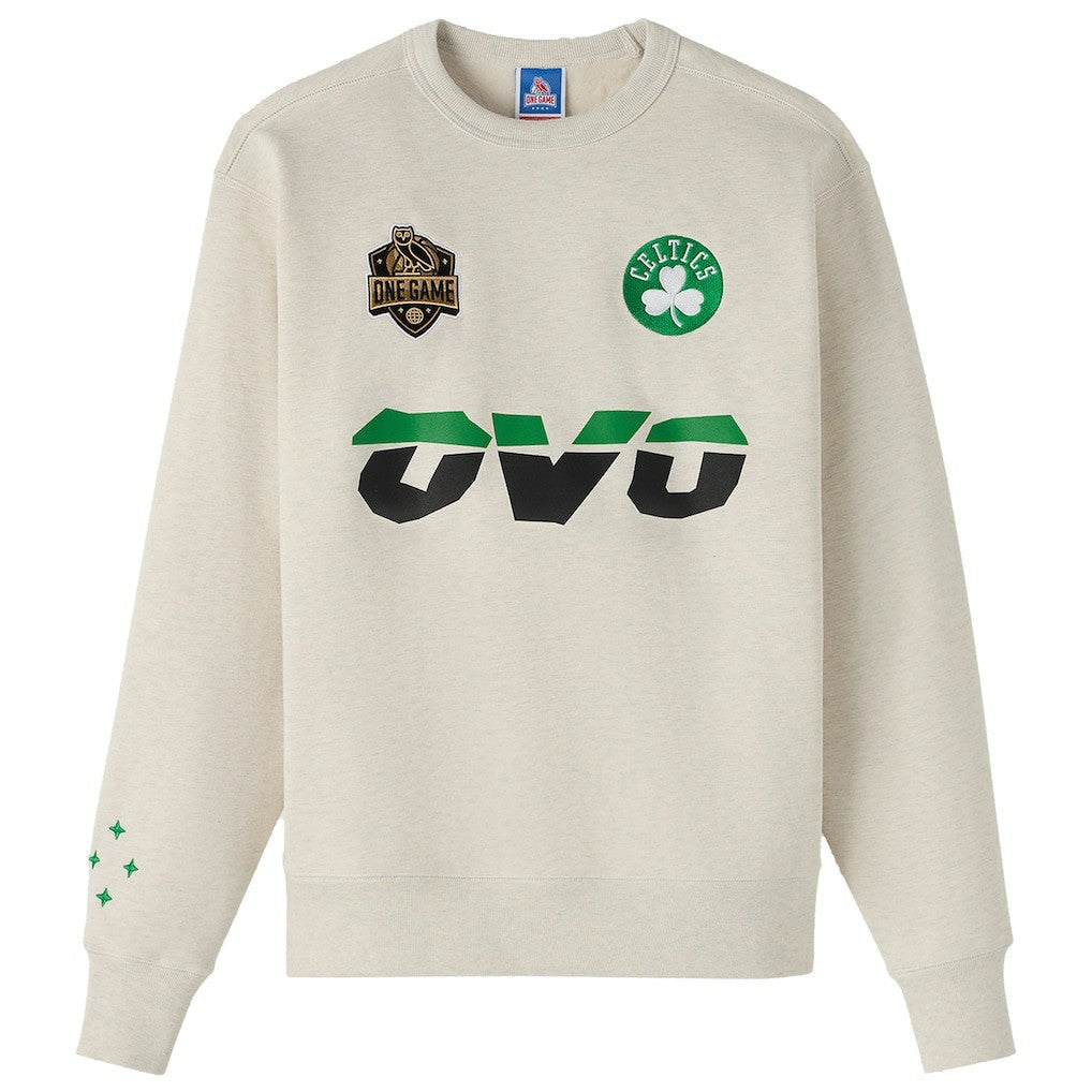 Boston Celtics OVO x NBA Fleece Sweatshirt - Natural for sale