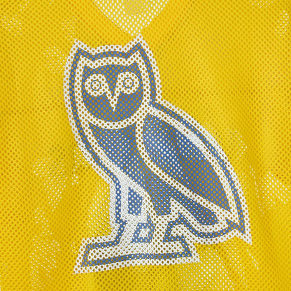 Golden State Warriors OVO x NBA Mesh Football Fashion Jersey sale - Gold online