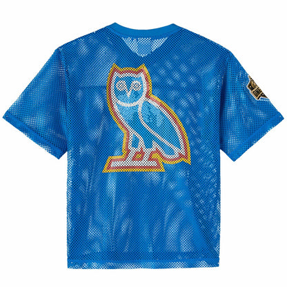 Oklahoma City Thunder OVO x NBA Mesh Football Fashion Jersey - Blue shop