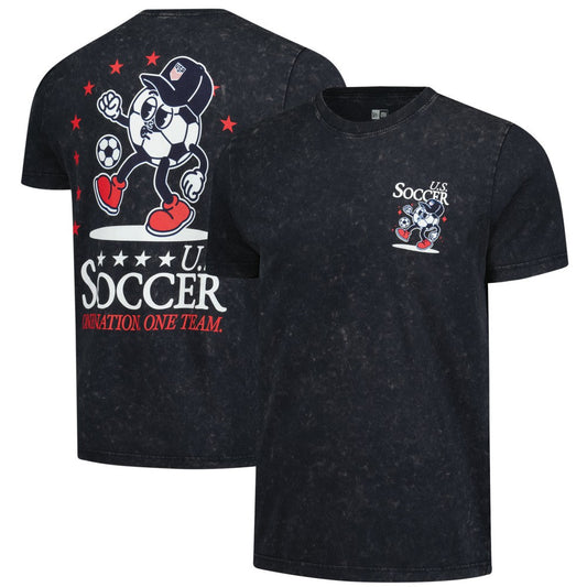 USMNT New Era Old School Sport Washed T-Shirt - Navy | New Era cheap