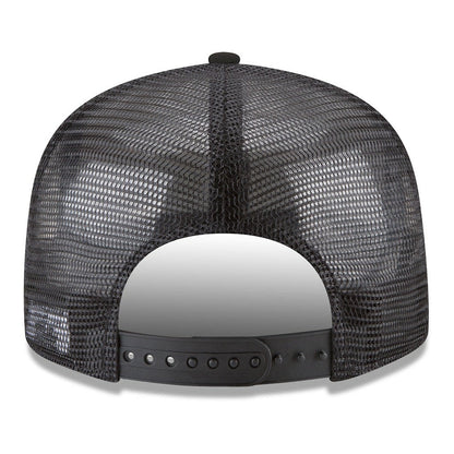 Charlotte Hornets Core Logo Meshback 9FIFTY Snapback Hat - Black | New Era sale