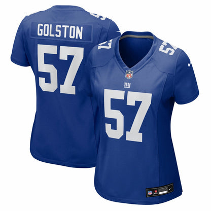 Chauncey Golston New York Giants Women's Team Game Jersey - Royal | Nike outlet