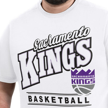 Sacramento Kings G-III Sports by Carl Banks Adaptive Headliner T-Shirt - White discount