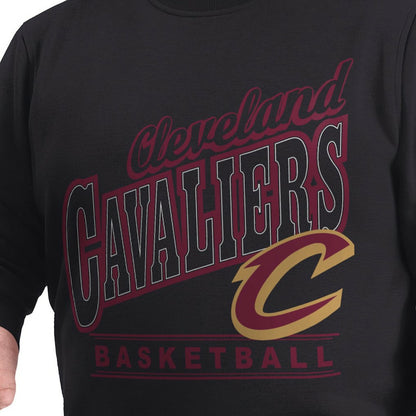 Cleveland Cavaliers G-III Sports by Carl Banks Adaptive Headliner Fleece Crewneck Sweatshirt sale - Black sale