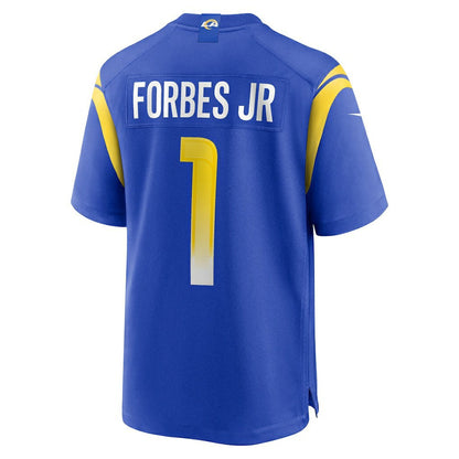 Emmanuel Forbes Jr. Los Angeles Rams Team Game Jersey - Royal | Nike for sale