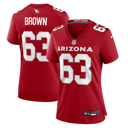 Evan Brown Arizona Cardinals Women's Team Game Jersey - Cardinal | Nike cheap
