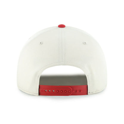 Washington Nationals Frame Out Hitch Adjustable Hat - Natural/Red | 47 brand