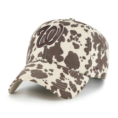 Washington Nationals Women's Bessie Clean Up Adjustable Hat - Natural | 47 brand