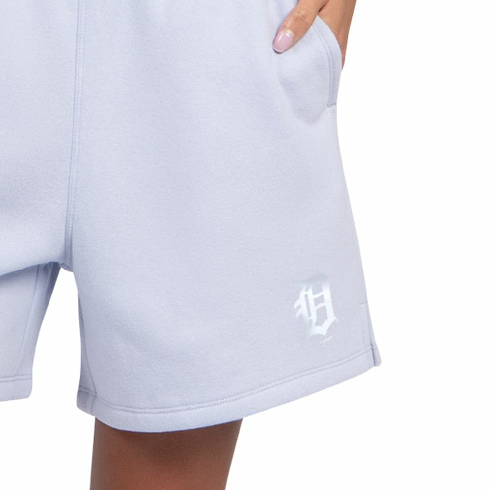 Detroit Tigers Starter Women's Pastel High Waisted Shorts - Light Blue