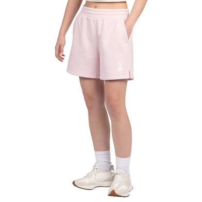 Los Angeles Angels Starter Women's Pastel High Waisted Shorts - Light Pink