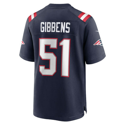 Jack Gibbens New England Patriots Team Game Jersey - Navy | Nike outlet