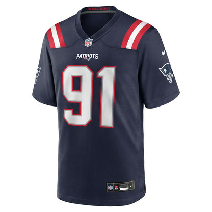 Elijah Ponder New England Patriots Team Game Jersey - Navy | Nike on sale