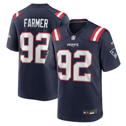 Joshua Farmer New England Patriots Team Game Jersey - Navy | Nike outlet