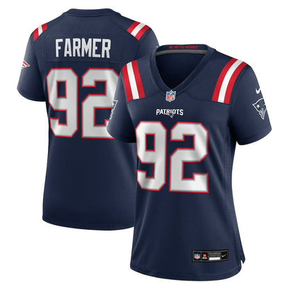 Joshua Farmer New England Patriots Women's Team Game Jersey - Navy | Nike for sale