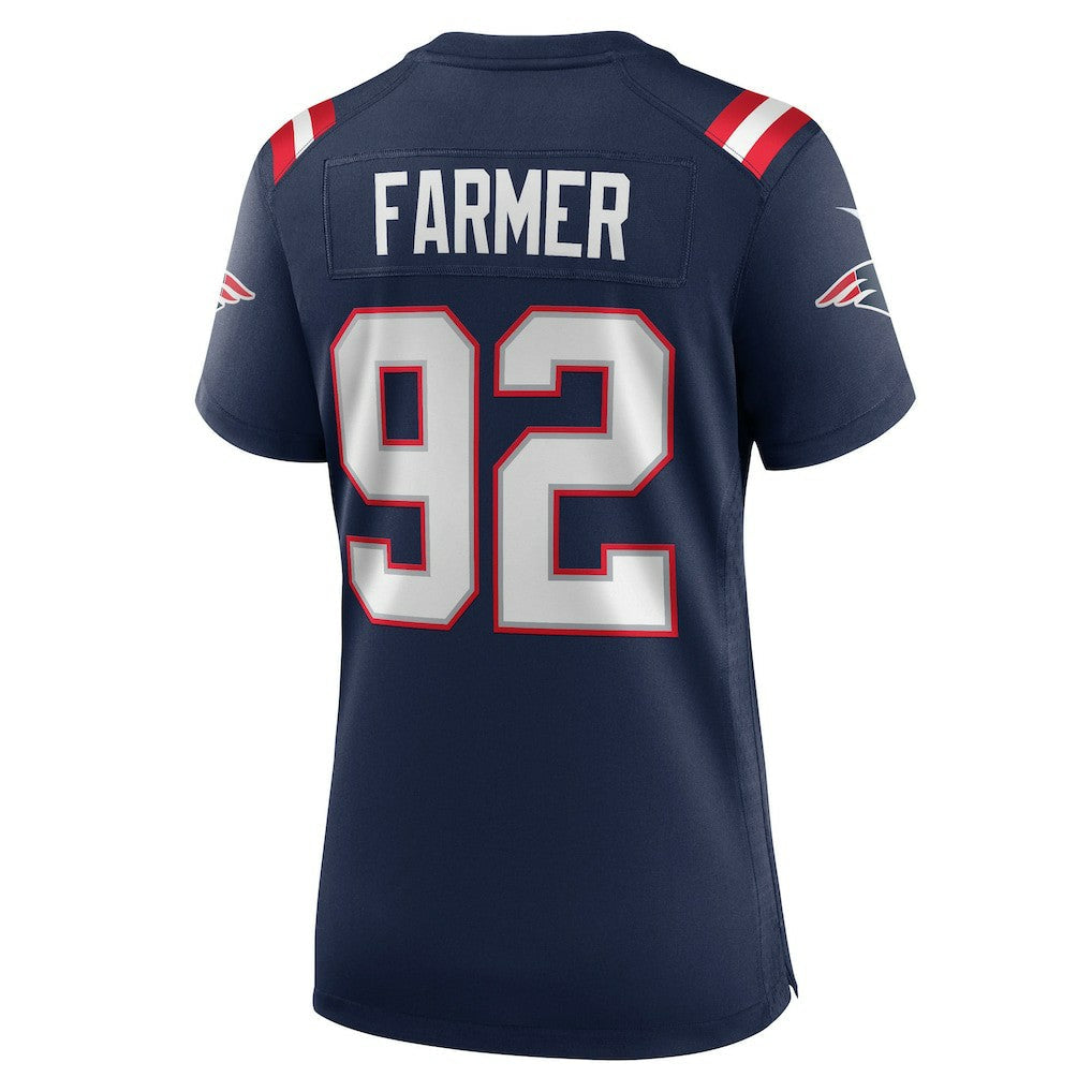Joshua Farmer New England Patriots Women's Team Game Jersey - Navy | Nike for sale