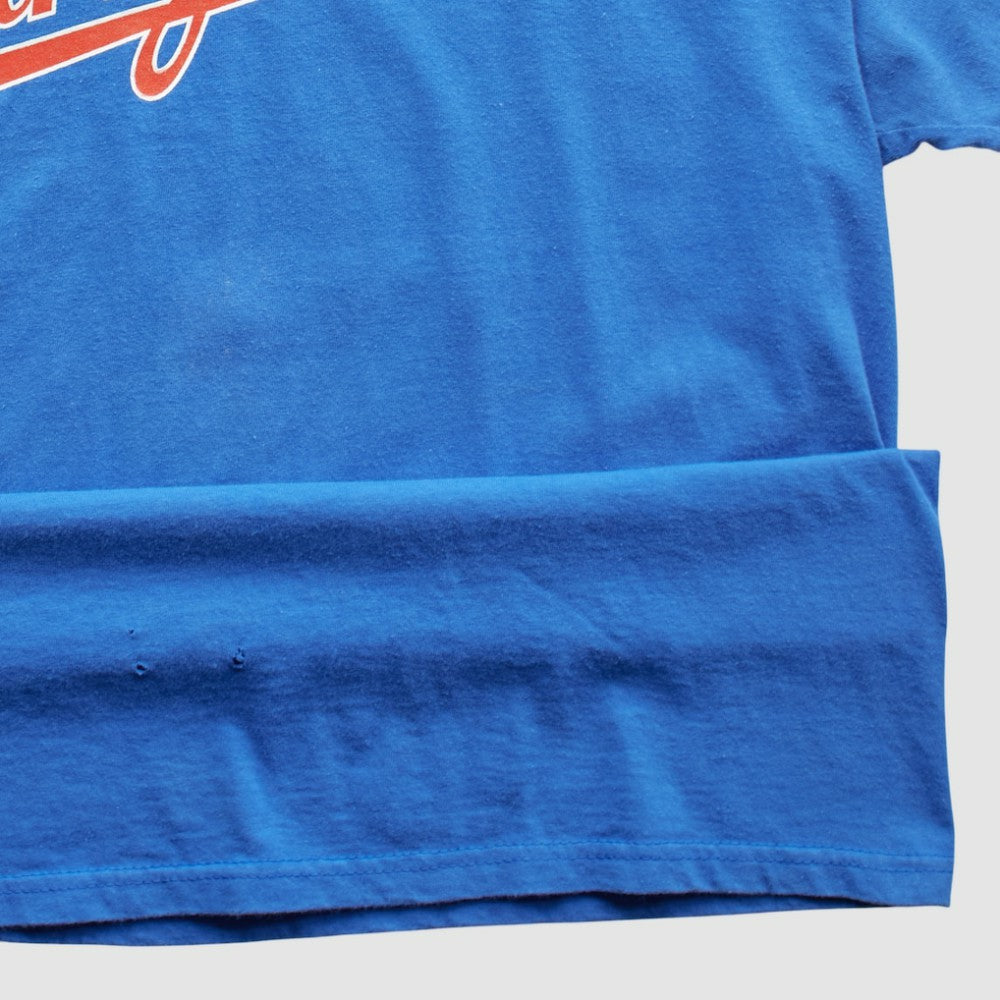 Texas Rangers Stitches 2002 T-Shirt - Blue Vintage