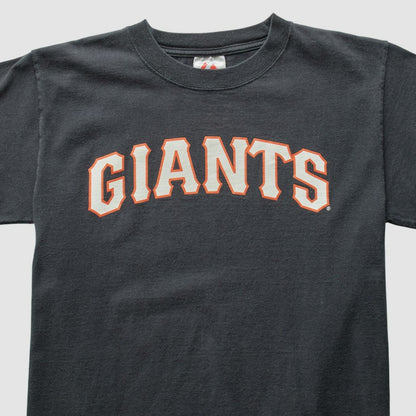 San Francisco Giants Majestic 2000s T-Shirt - Black Vintage
